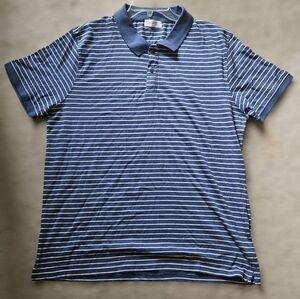 Cotton & Co. 100% Cotton Striped Polo Men XL